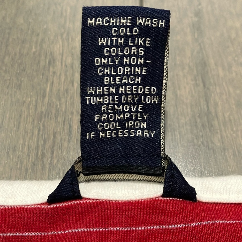 Y2K Vintage American Eagle Outfitters Striped Henley Shirt Size S - Picture 5 of 5